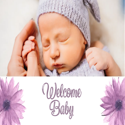Custom Outdoor Yard Signs Multiple Sizes Welcome Baby