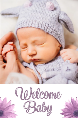 Custom Outdoor Yard Signs Multiple Sizes Welcome Baby