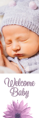 Custom Outdoor Yard Signs Multiple Sizes Welcome Baby