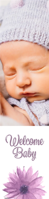 Custom Outdoor Yard Signs Multiple Sizes Welcome Baby