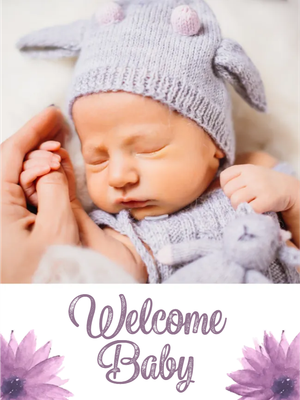 Custom Outdoor Yard Signs Multiple Sizes Welcome Baby