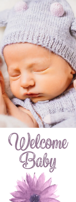 Custom Outdoor Yard Signs Multiple Sizes Welcome Baby
