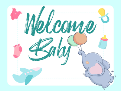 Custom Outdoor Yard Signs Multiple Sizes Welcome Home Baby