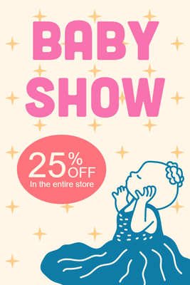 Custom Outdoor Yard Signs Multiple Sizes Baby Show
