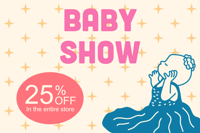 Custom Outdoor Yard Signs Multiple Sizes Baby Show
