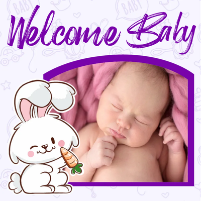 Custom Outdoor Yard Signs Multiple Sizes Welcome Baby