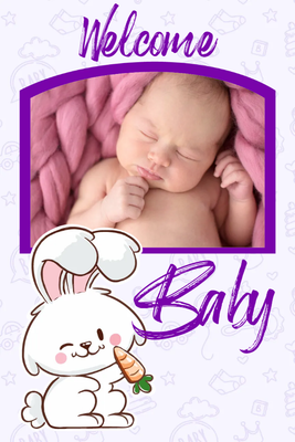 Custom Outdoor Yard Signs Multiple Sizes Welcome Baby