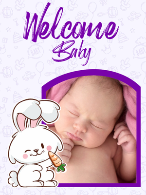 Custom Outdoor Yard Signs Multiple Sizes Welcome Baby
