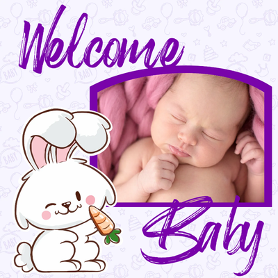 Custom Outdoor Yard Signs Multiple Sizes Welcome Baby