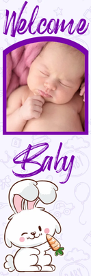 Custom Outdoor Yard Signs Multiple Sizes Welcome Baby