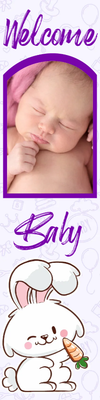 Custom Outdoor Yard Signs Multiple Sizes Welcome Baby