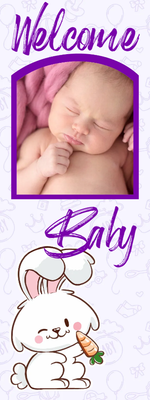Custom Outdoor Yard Signs Multiple Sizes Welcome Baby
