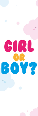 Custom Outdoor Yard Signs Multiple Sizes Gender Reveal