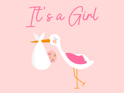 Custom Outdoor Yard Signs Multiple Sizes It's A Girl