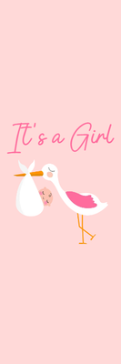 Custom Outdoor Yard Signs Multiple Sizes It's A Girl