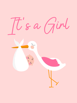 Custom Outdoor Yard Signs Multiple Sizes It's A Girl