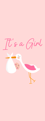 Custom Outdoor Yard Signs Multiple Sizes It's A Girl