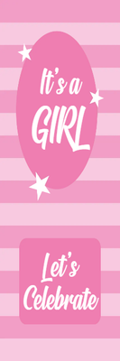 Custom Outdoor Yard Signs Multiple Sizes Girl Let's Celebrate