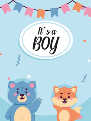 Custom Outdoor Yard Signs Multiple Sizes It's  A Boy Sign