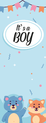Custom Outdoor Yard Signs Multiple Sizes It's  A Boy Sign