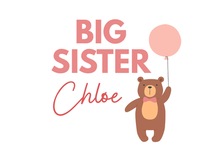 Custom Outdoor Yard Signs Multiple Sizes Big Sister