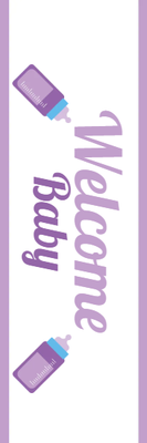Custom Outdoor Yard Signs Multiple Sizes Welcome Baby Sign