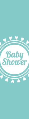 Custom Outdoor Yard Signs Multiple Sizes Baby Shower Hearts