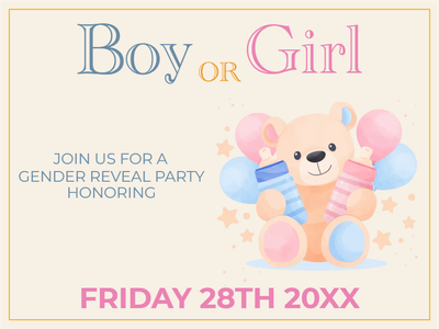 Custom Outdoor Yard Signs Multiple Sizes Boy or Girl