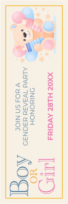 Custom Outdoor Yard Signs Multiple Sizes Boy or Girl