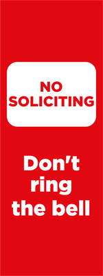 Custom Outdoor Yard Signs Multiple Sizes Dont Ring Bell
