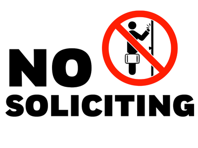 Custom Outdoor Yard Signs Multiple Sizes No Solicitation