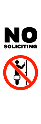 Custom Outdoor Yard Signs Multiple Sizes No Solicitation