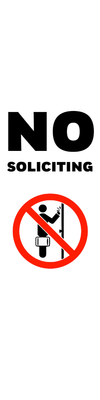 Custom Outdoor Yard Signs Multiple Sizes No Solicitation