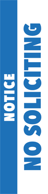 Custom Outdoor Yard Signs Multiple Sizes Do Not Solicit