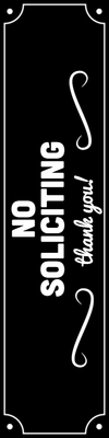 Custom Outdoor Yard Signs Multiple Sizes No Soliciting Here