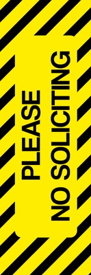 Custom Outdoor Yard Signs Multiple Sizes Please No Solicitation