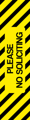 Custom Outdoor Yard Signs Multiple Sizes Please No Solicitation