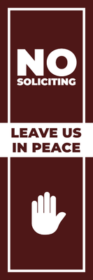 Custom Outdoor Yard Signs Multiple Sizes Leave Us Alone