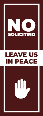 Custom Outdoor Yard Signs Multiple Sizes Leave Us Alone