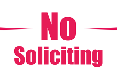 Custom Outdoor Yard Signs Multiple Sizes End Soliciting