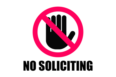 Custom Outdoor Yard Signs Multiple Sizes Cease Soliciting