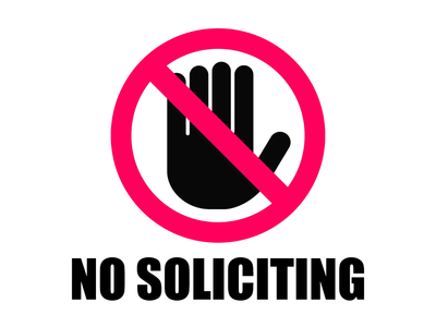 Custom Outdoor Yard Signs Multiple Sizes Cease Soliciting