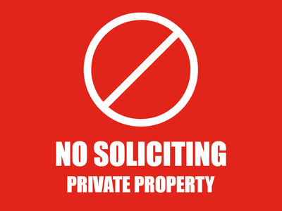 Custom Outdoor Yard Signs Multiple Sizes Private Property