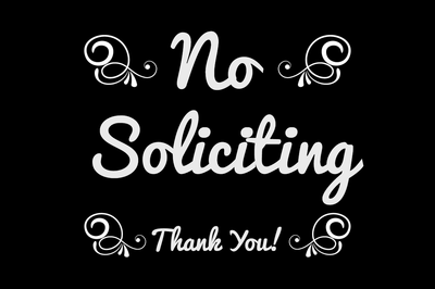 Custom Outdoor Yard Signs Multiple Sizes Quit Soliciting