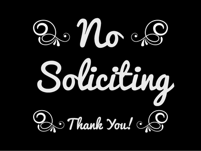Custom Outdoor Yard Signs Multiple Sizes Quit Soliciting