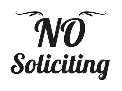 Custom Outdoor Yard Signs Multiple Sizes Quit Soliciting Please