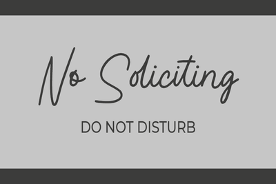 Custom Outdoor Yard Signs Multiple Sizes Do Not Disturb