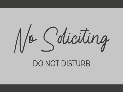 Custom Outdoor Yard Signs Multiple Sizes Do Not Disturb