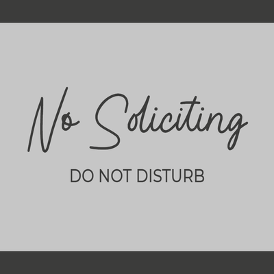 Custom Outdoor Yard Signs Multiple Sizes Do Not Disturb