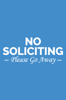 Custom Outdoor Yard Signs Multiple Sizes Please Go Away